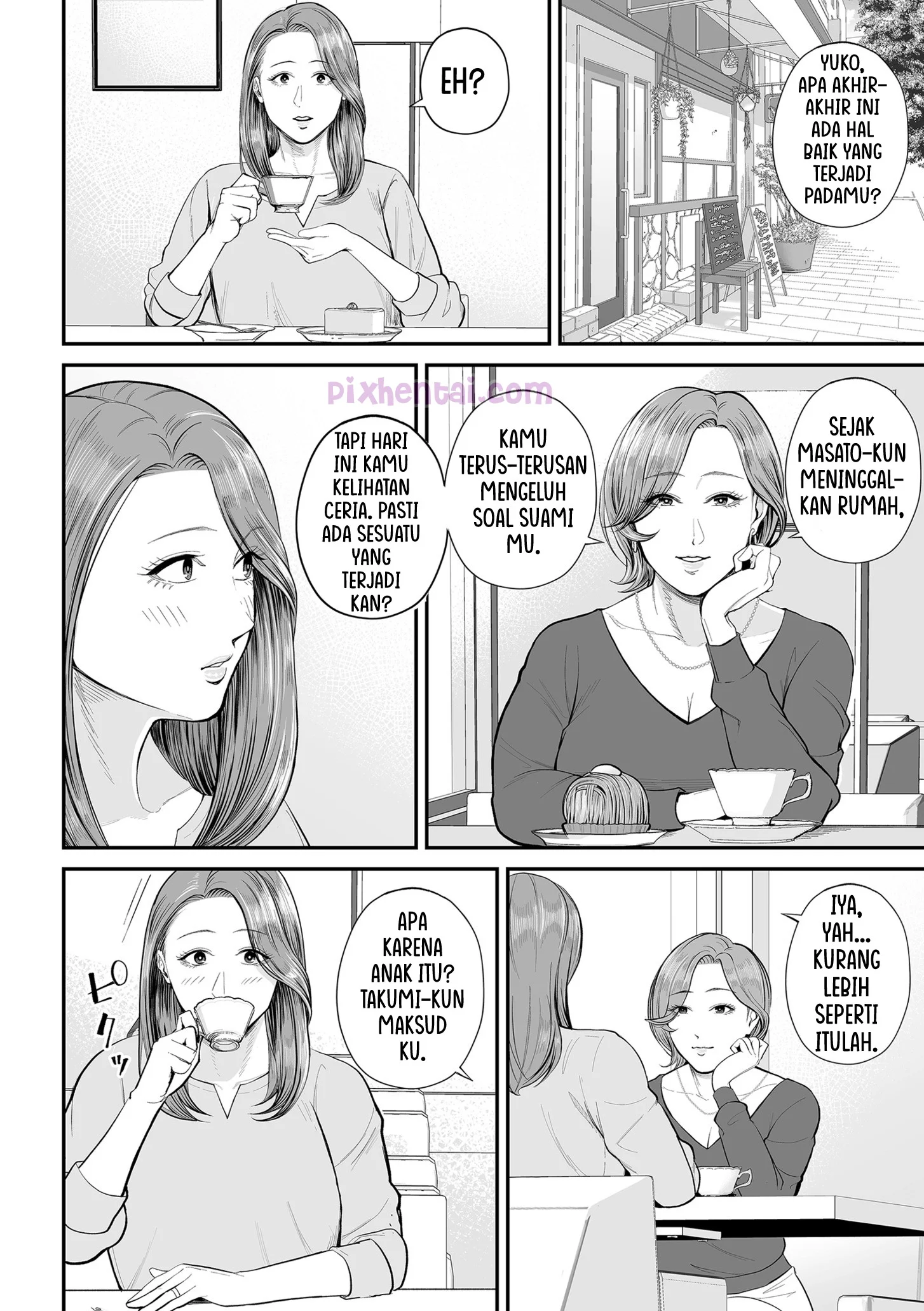 Komik hentai xxx manga sex bokep The Young Man is Delighted to Meet Beautiful Milf 8